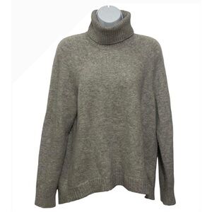 Women's Gray Turtleneck Sweater